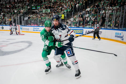 Rögles Albin Sundsvik och Linköpings Rasmus Rissanen