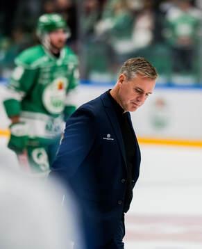 Rögles tränare Dan Tangnes deppar