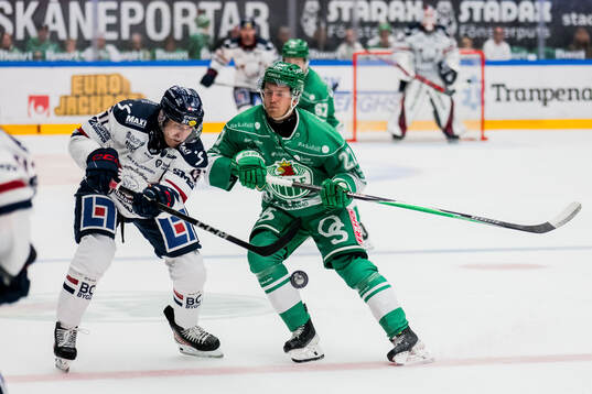 Linköpings Markus Ljungh och Rögles Linus Sjödin