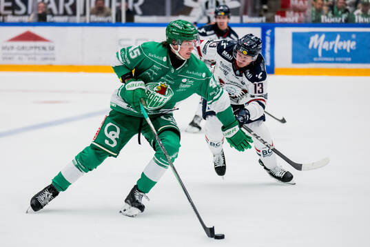 Rögles Gregor Biber och Linköpings Jakub Vrana