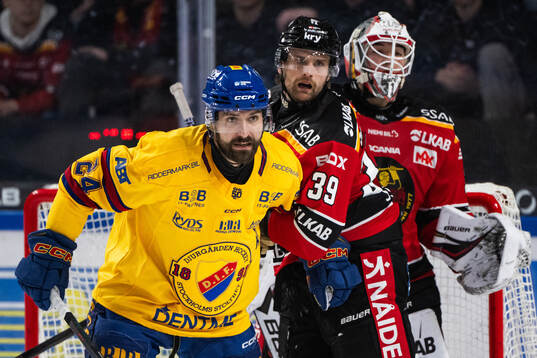Djurgårdens Ludvig Rensfeldt och Luleås Pontus Själin