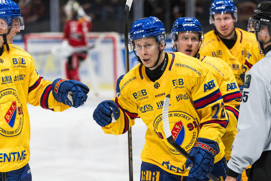 Djurgårdens Jesse Ylönen jublar