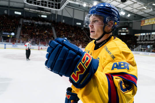 Djurgårdens David Blomgren jublar