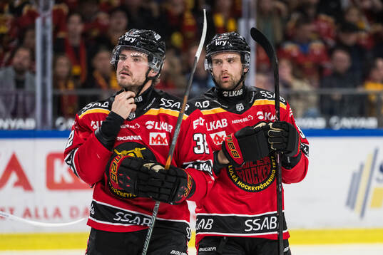 Luleås Oscar Engsund och Pontus Själin deppar