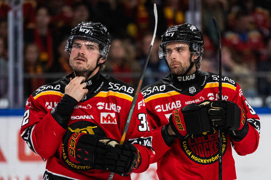 Luleås Oscar Engsund och Pontus Själin deppar