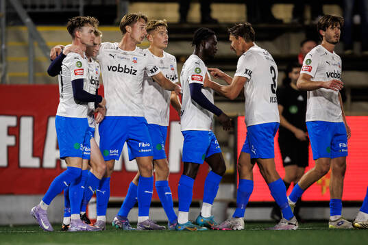 Helsingborgs Alexander Johansson jublar