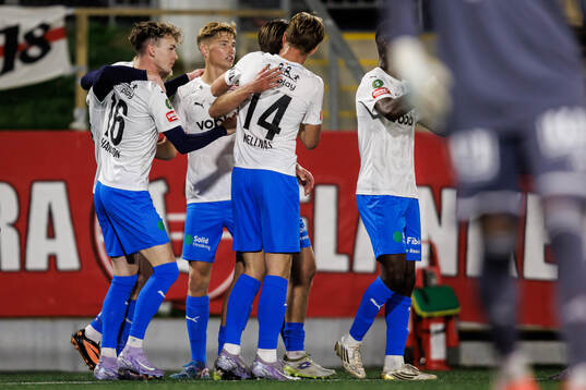 Helsingborgs Alexander Johansson jublar