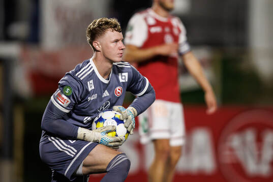 Sandvikens IFs målvakt Otto Lindell