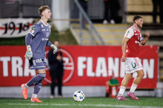 Sandvikens IFs målvakt Otto Lindell