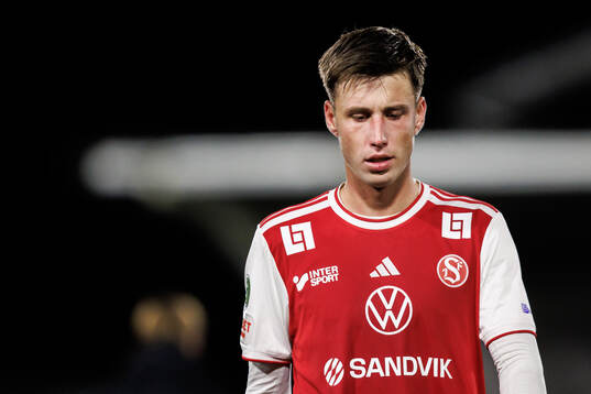 Sandvikens IFs Filip Olsson deppar