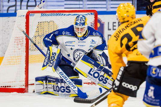 Leksands målvakt Marcus Gidlöf