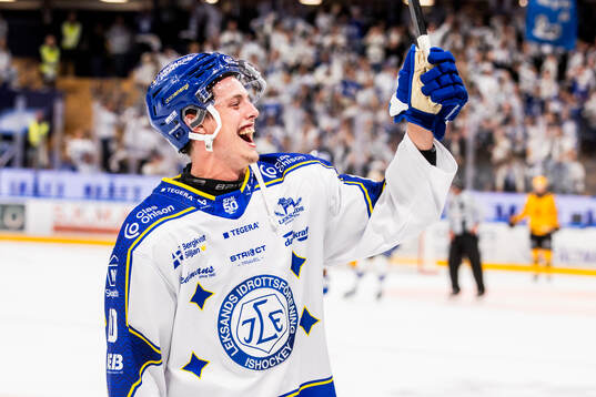 Leksands Anton Johansson jublar