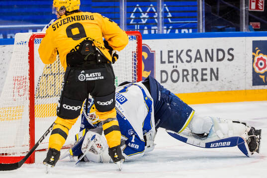 Leksands målvakt Marcus Gidlöf
