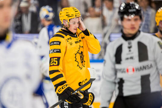 Skellefteås Pontus Johansson deppar