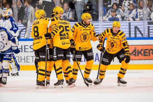 Skellefteås Andreas Johnson jublar