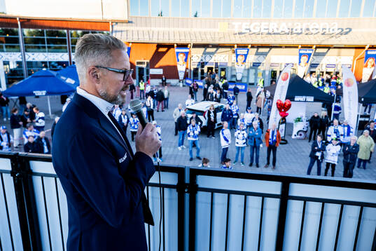 Leksands tränare Johan Hedberg