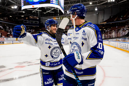 Leksands Michael Lindqvist jublar