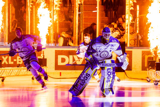 Leksands målvakt Marcus Gidlöf