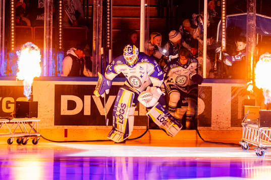 Leksands målvakt Marcus Gidlöf