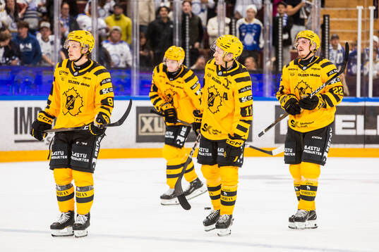 Skellefteås spelarna deppar