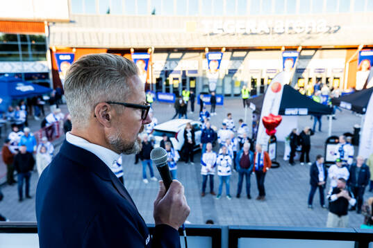 Leksands tränare Johan Hedberg