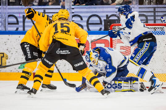 Leksands målvakt Marcus Gidlöf