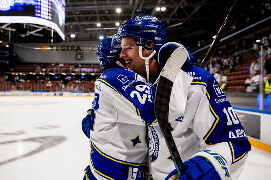 Leksands Anton Johansson jublar