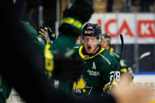 Östersunds Samuel Solem jublar