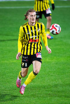 IFK Hässleholms Benjamin Alija i matchen i division 2