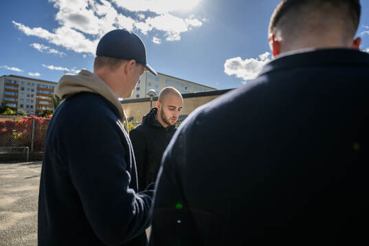 Öregrytes Amel Mujanic, Göteborgs postens reporter Philip