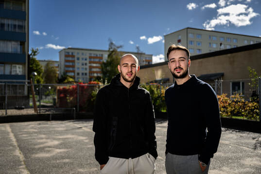 Öregrytes Amel Mujanic och hans bror Arnes Mujanic