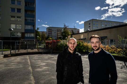 Öregrytes Amel Mujanic och hans bror Arnes Mujanic