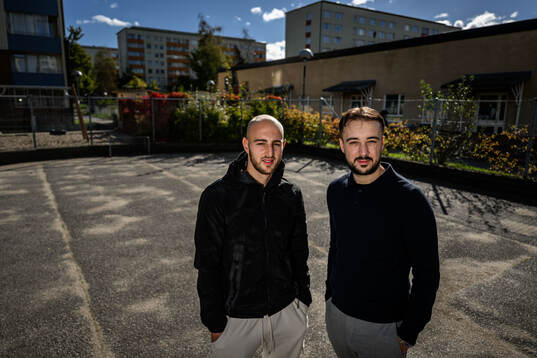 Öregrytes Amel Mujanic och hans bror Arnes Mujanic