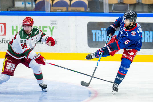Modos Sebastian Ohlsson och Oskarshamns Isac Jonsson