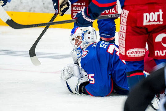 Oskarshamns målvakt Olof Glifford
