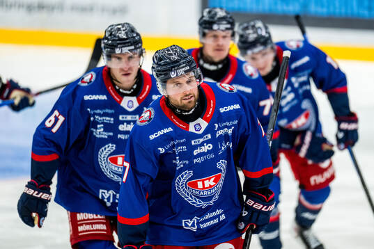 Oskarshamns Pontus Näsén jublar