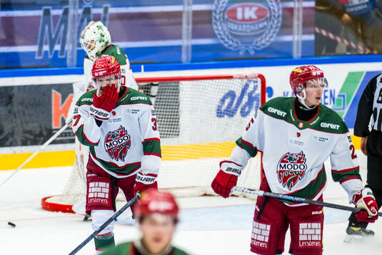 Modos Viktor Persson och Carl Mattsson deppar