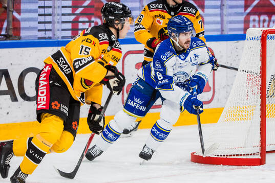 Luleås David Granberg och Leksands Matt Caito