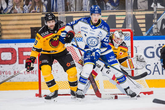 Luleås Pontus Själin och Leksands Lukas Vejdemo och