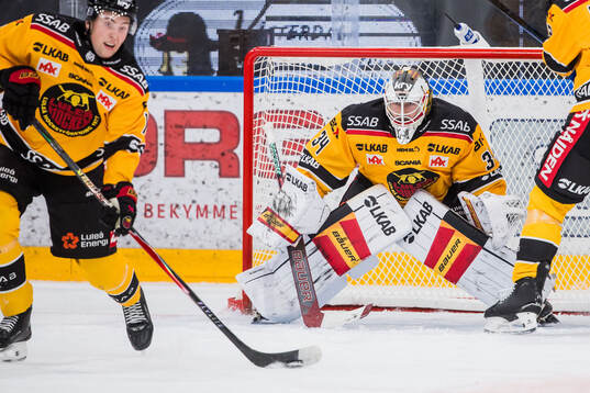 Luleås målvakt Joel Lassinantti