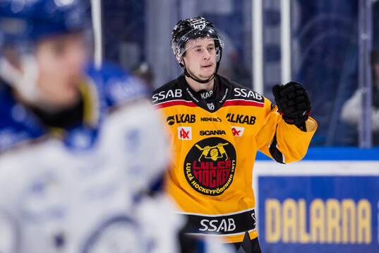 Luleås Pontus Andreasson jublar