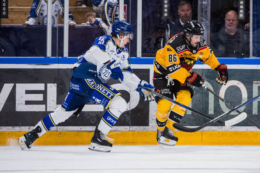 Luleås Mathias Bromé och Leksands Rocky Langvardt