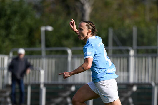 Malmö FFs Miljana Ivanovic jublar