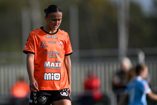 Kristianstads Amy Sayer deppar