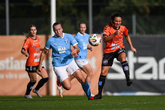 Malmö FFs Sara Kanutte Sørensen Fornes och Kristianstads