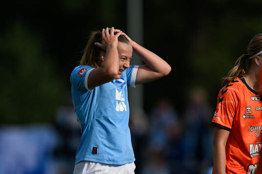 Malmö FFs Sara Kanutte Sørensen Fornes deppar