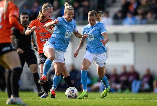 Malmö FFs Mia Persson och Katariina Kosola