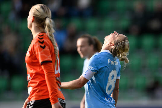 Malmö FFs Mia Persson deppar
