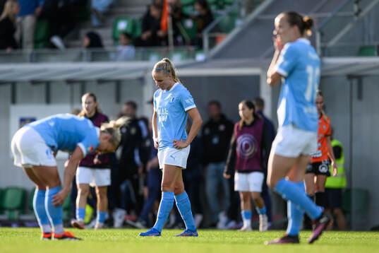 Malmö FFs Nellie Lilja deppar