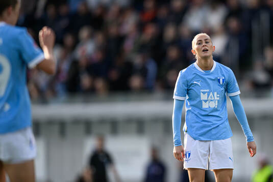Malmö FFs Beatrice Persson deppar